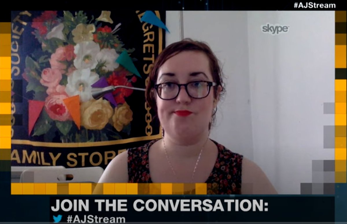 FemiOke's tweet photo. In memory of Dawn Foster, a formidable journalist who brought her skills to this unforgettable raw #GrenfellTowerFire episode of the @AJStream. #RIPDawnFoster ▶️ https://t.co/JGTaDL8lxP https://t.co/kgrxtY9Vcr