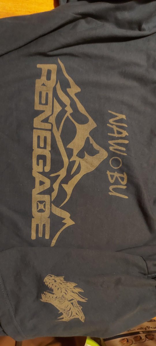 Everthine2021's tweet photo. Custom engraved #Jeep Renegade tee shirts with #MonsterHunter Easter eggs. I love my life 😆

#jeeplife 
#JeepRenegade 
#CAPCOM 
#laser 
#MonsterHunterStories2 
#MonsterHunterStories2WingsOfRuin https://t.co/smyhL5Mzlg