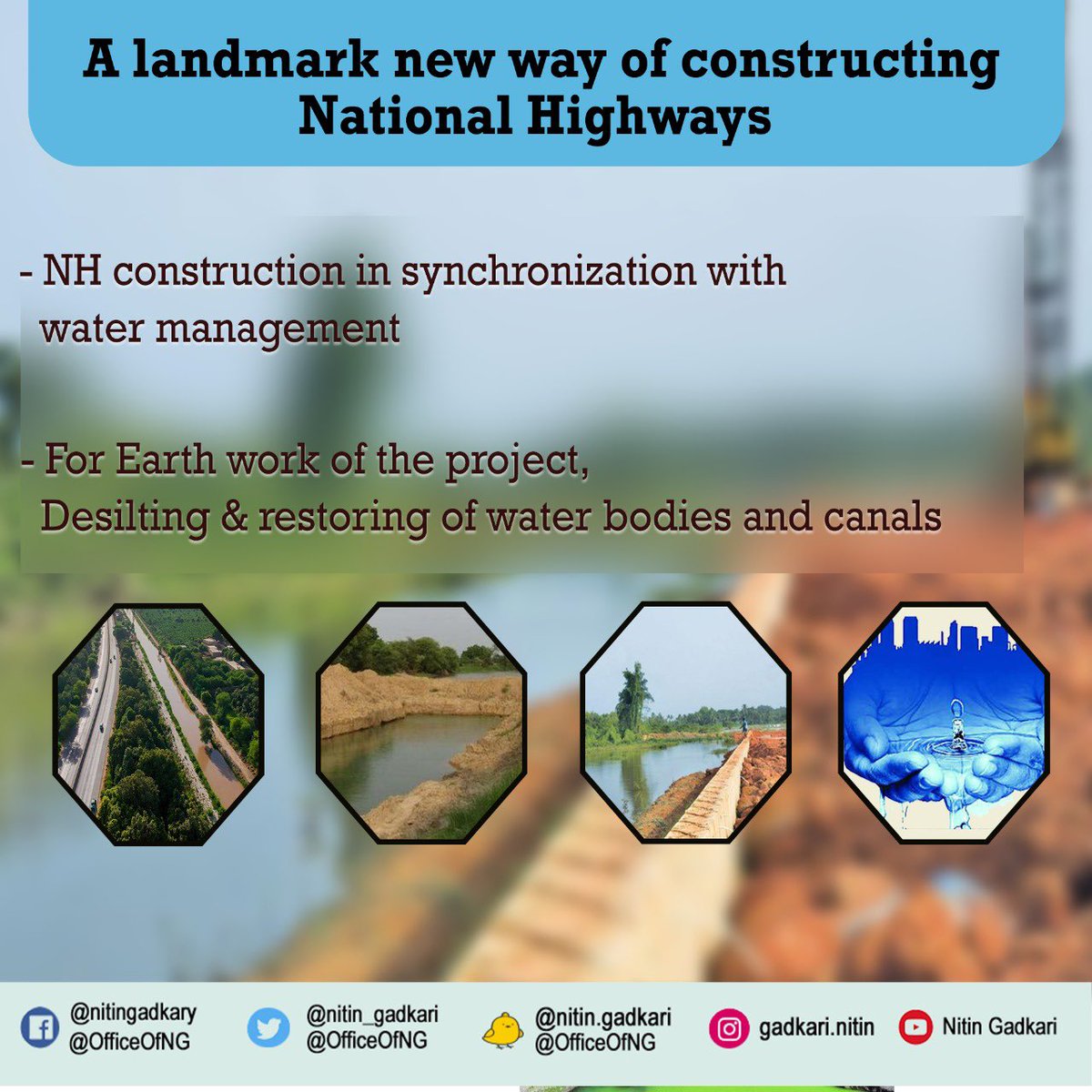 The innovation in Highway construction is helping rejuvenate water resources. #PragatiKaHighway
Glimpse of Buldhana Pattern 
youtu.be/sI-NurTRZOY