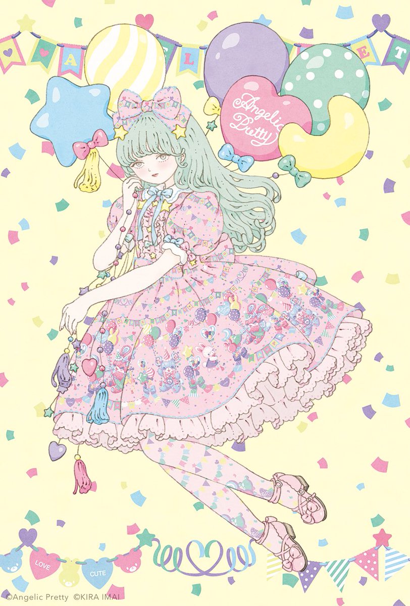 独創的 ワンピース Angelic Pretty www.m happy garland ワンピース