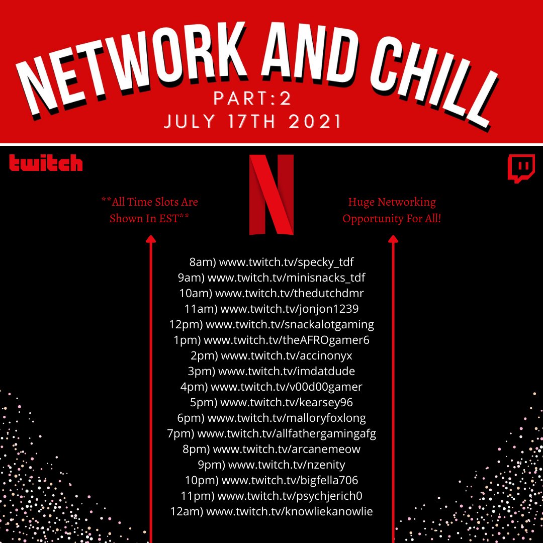 TTSDiscord's tweet image. Less than 6 hours away from #NetworkAndChill Part 2!!! Representing our community in this event we have the legends @itstheAFROgamer, @Bigfella706T &amp;amp; @tylerkearsey709 !! Make sure to check them out ❤️

This is a HUGE all-day networking event for everyone involved! WHO'S READY!?🔥