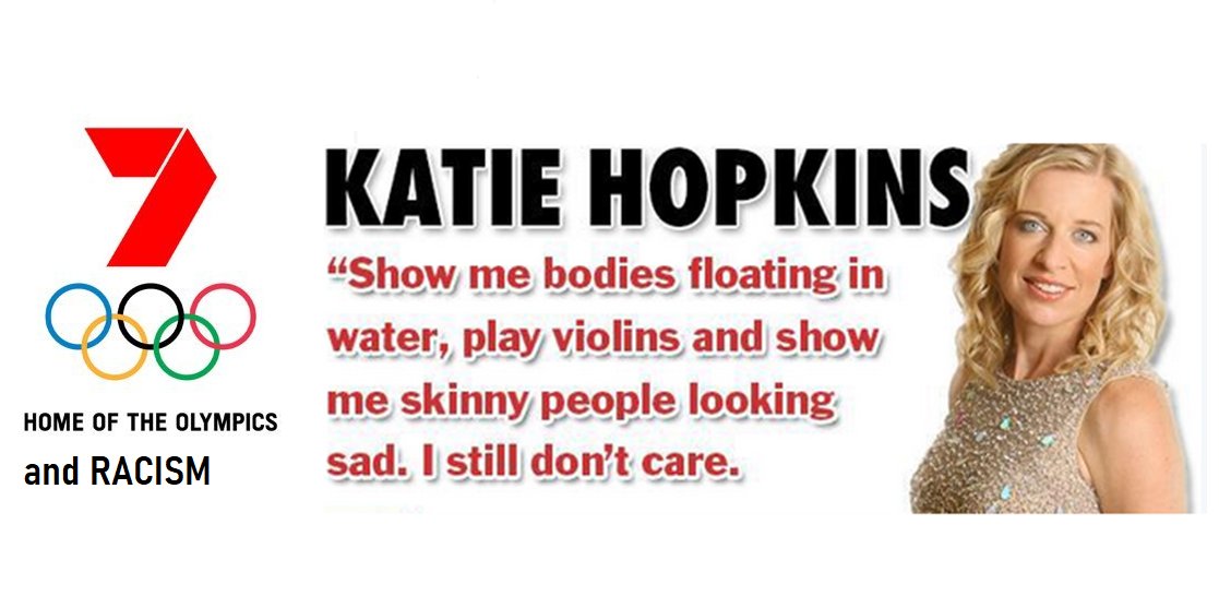 slpng_giants_oz's tweet image. Dear @Channel7 we will be targeting EVERY advertiser during your Olympic coverage to ensure they are aware they are advertising with a media company who gives the racist Katie Hopkins a platform.

#Auspol