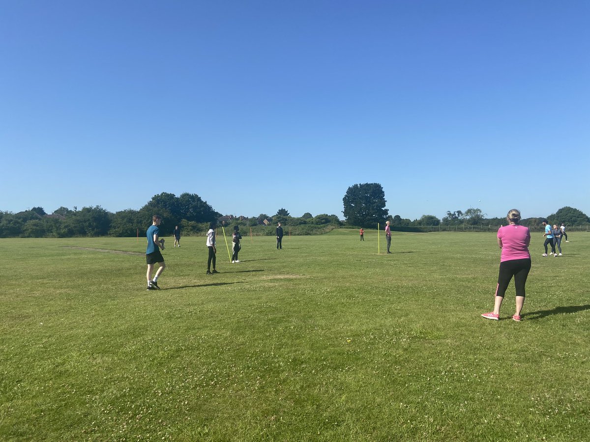 MissPWest's tweet photo. 6th form had a great morning yesterday playing rounders! Very close games! @Amethyst6th https://t.co/UyELHAue0Y