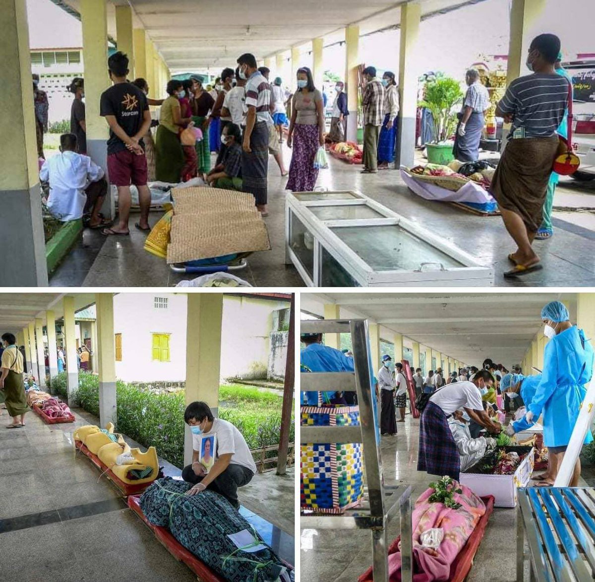 In Yangon, mortality rate of COVID 19 cases are rising up day by day and at least 800 people are dying per day in this third wave of COVID. And lack of oxygen is also becoming more serious. JUNTA USES COVID AS WEAPONS #WhatsHappeningInMyanmar #July17Coup #MyanmarCovidSOS