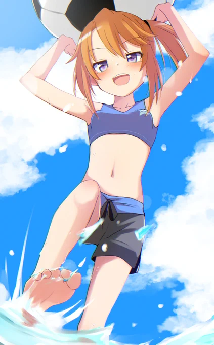 暑く晴れた日、君は13歳になったんだね… 