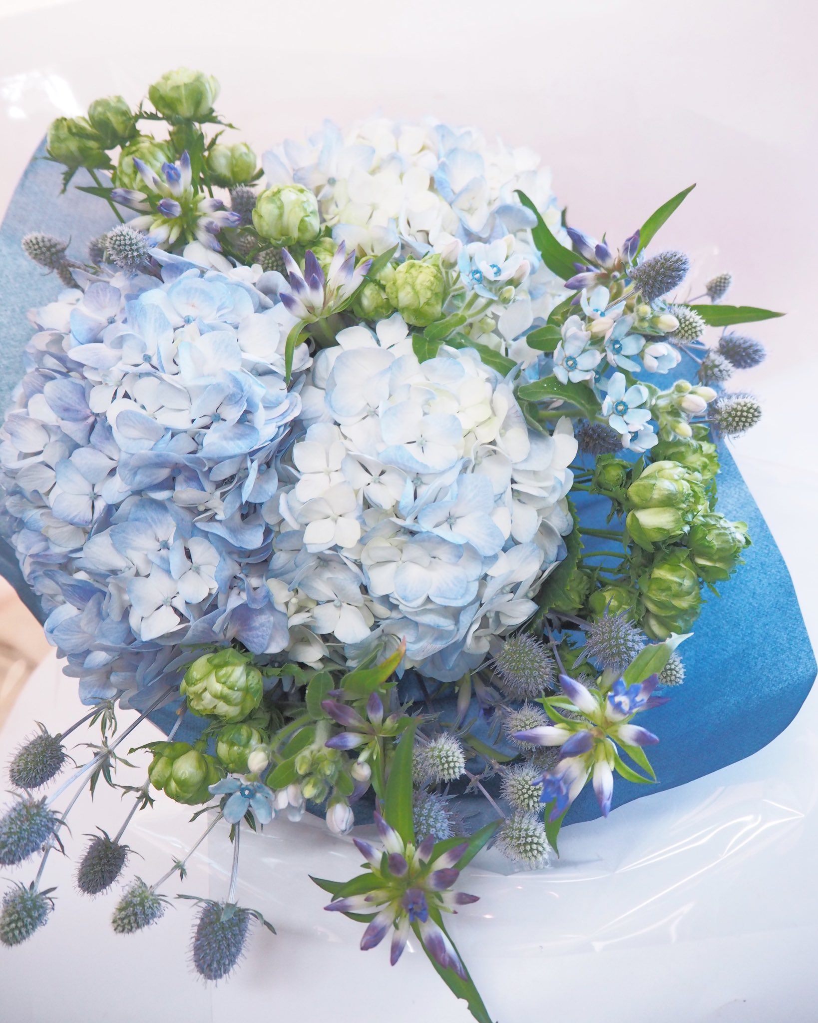 Flower Liberte リベルテ Blue Flower Bouquet 青い花で いつもご依頼ありがとうございます Flower Bouquet Gift Blue Bluebouquet 花 アレンジメント 花束 花の好きな人と繋がりたい 青 青い花束 花屋 765花 フラワーリベルテ