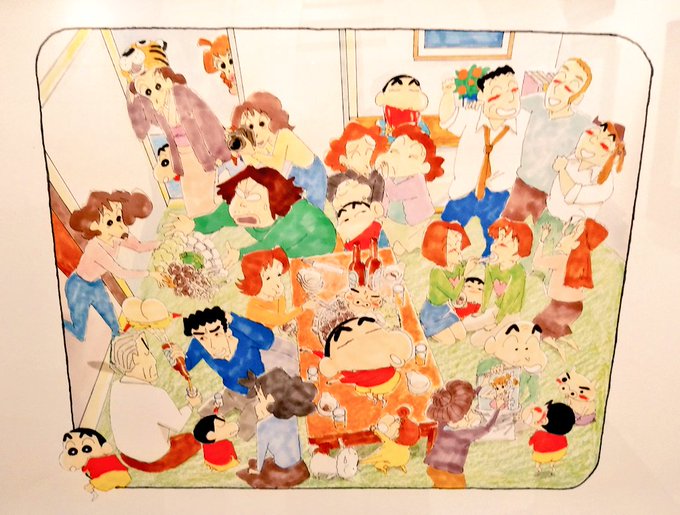 クレヨンしんちゃん原作30周年記念原画展のtwitterイラスト検索結果