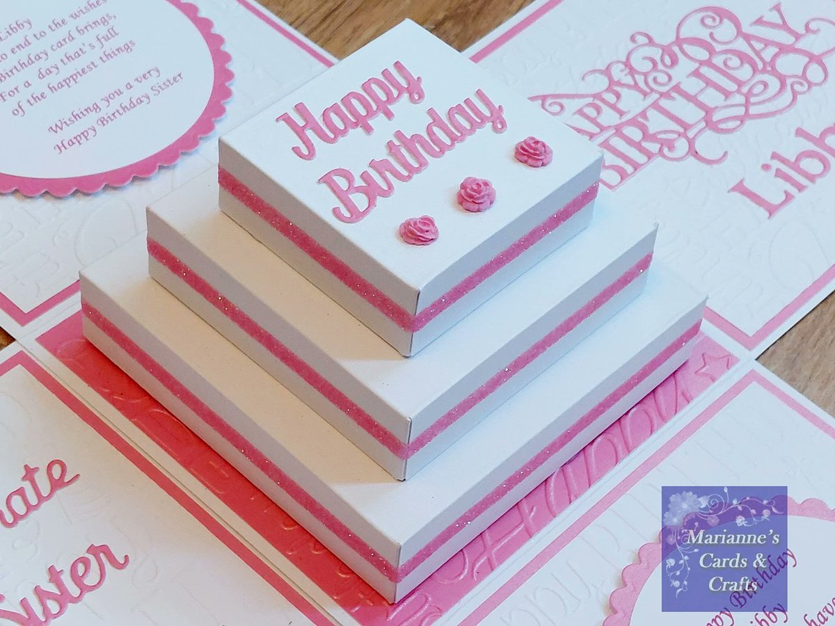 MazCards's tweet photo. Here we have a recently commissioned Exploding Box Card for a special sister's birthday...

🎂🎁🎈🎉🍰

#handmadecards
#crafting
#supportlocalbusiness
#exploreyourcumnock 

https://t.co/BI1STE6c06 https://t.co/dal6wyHcJy