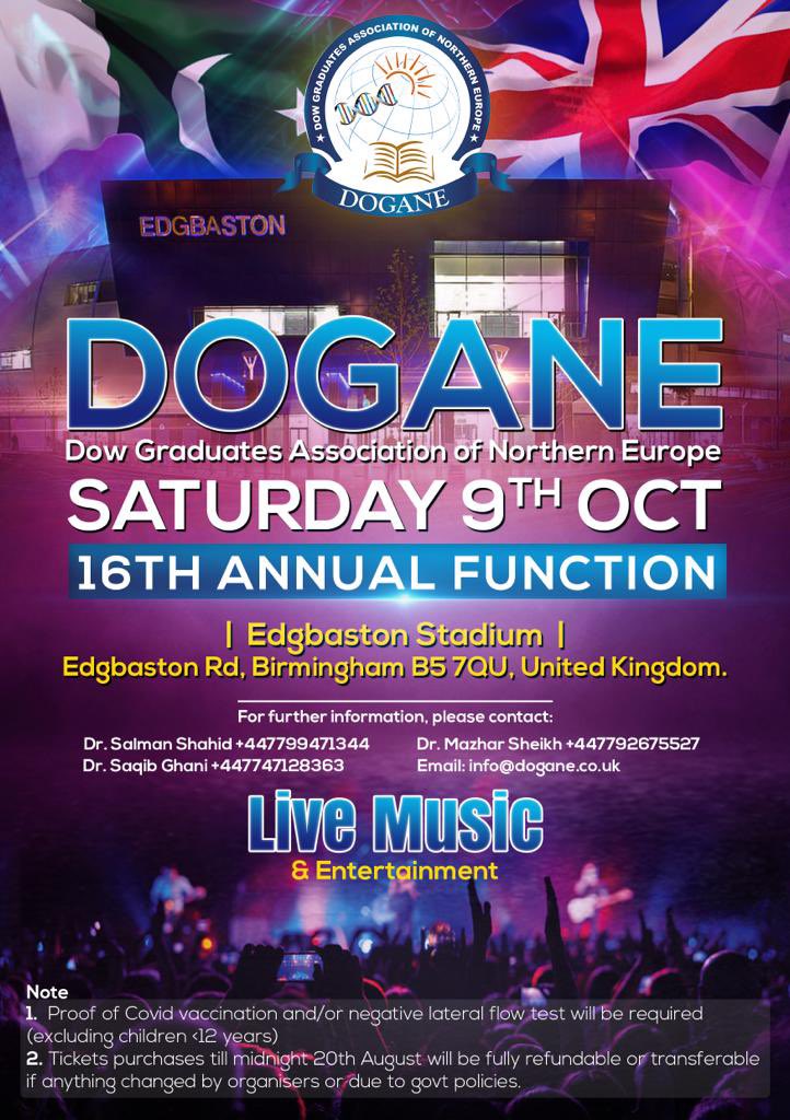 DOGANE Annual Event 2021
Stay tuned. Ticket sale starting soon
<a href="/saqibghani/">Saqib Ghani</a> <a href="/shabi1009/">Shabi Ahmad</a> <a href="/MazharSheikh14/">Mazhar Sheikh</a> <a href="/appne_official/">APPNE</a> <a href="/amirburney/">Dr Amir Burney</a> <a href="/Drsalman_shahid/">Salman Shahid</a> @ghanghroi <a href="/imranM80/">Muhammad Imran</a>
