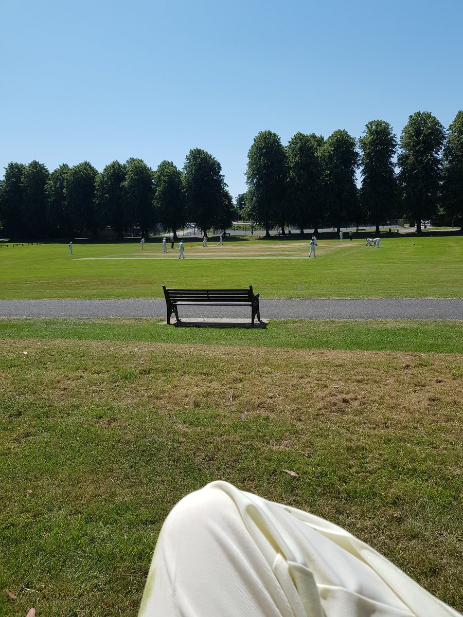 The scene from a glorious Lurgan Park where our 1XI are taking on @ArdsCricketClub in #ncus3