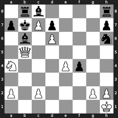 ChessMarwadi's tweet photo. White to move - Mate in 2
Solve on board with strong chess engine from here 
    👇https://t.co/6zfgQ8DJXi

    #chess #chesspuzzle #marwadichess https://t.co/eYc3cssPrn
