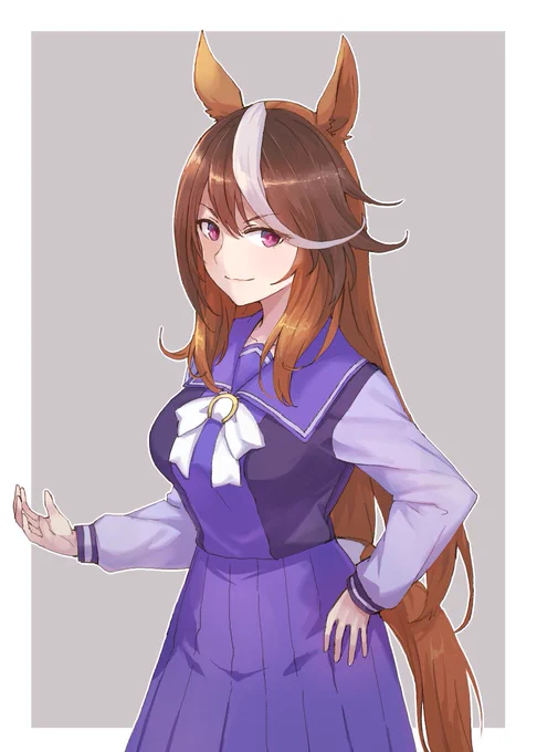 ずっと冬服の配色間違ってたのでリベンジ 