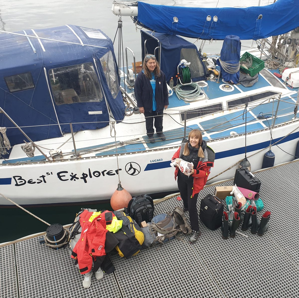 LabGreal's tweet photo. This morning the technical crew embarked on #BestExplorer together with skipper Nanni Acquarone and Project Leader Paola Catapano. ⛵
#Polarques2021 is waiting to leave Tromsø as soon as the weather allows.
@PolarquestOrg @PAOLAC
@SGI_1867 @UniEuropeaRoma https://t.co/ZAuqvIeKP7