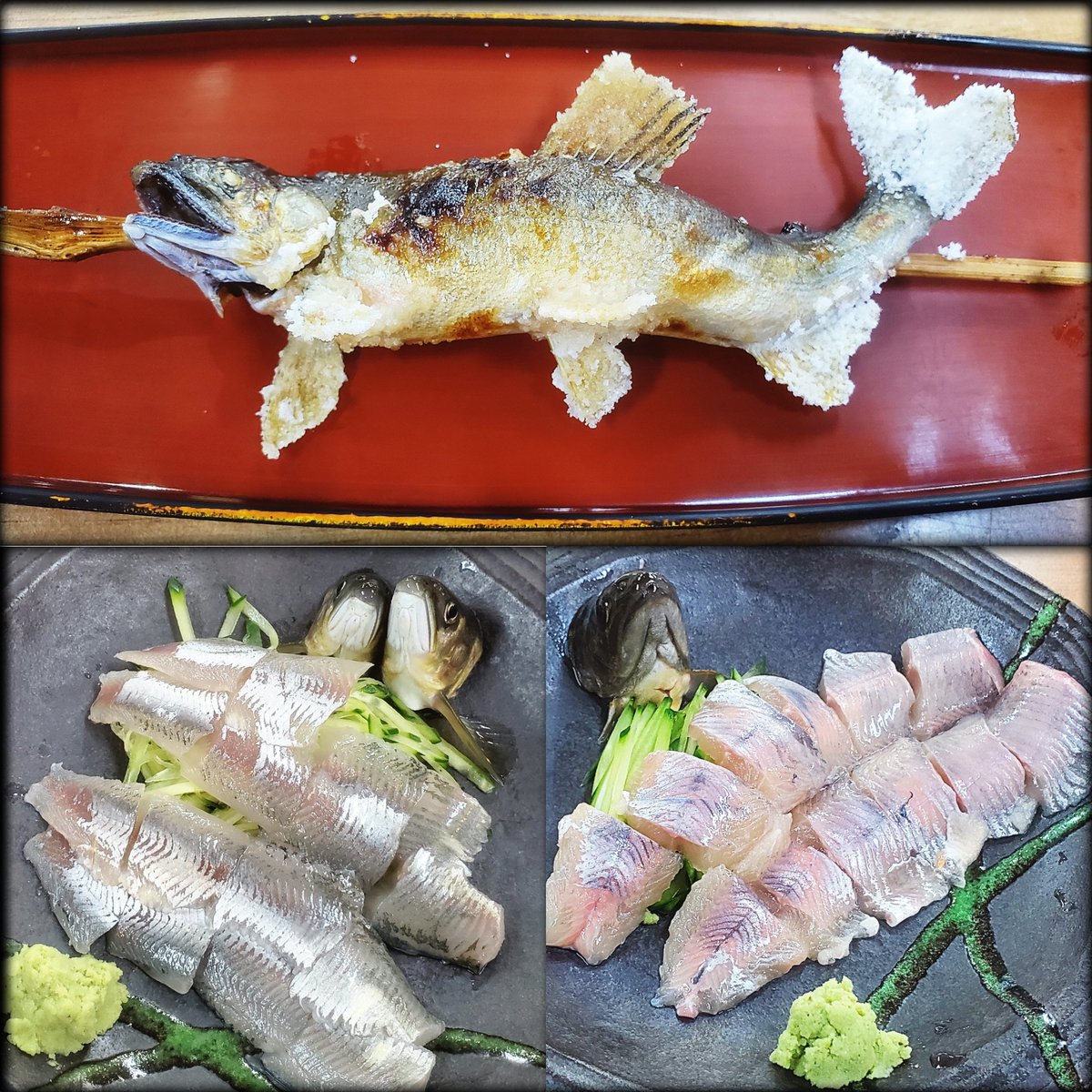 岩魚の刺身 岩魚の刺身