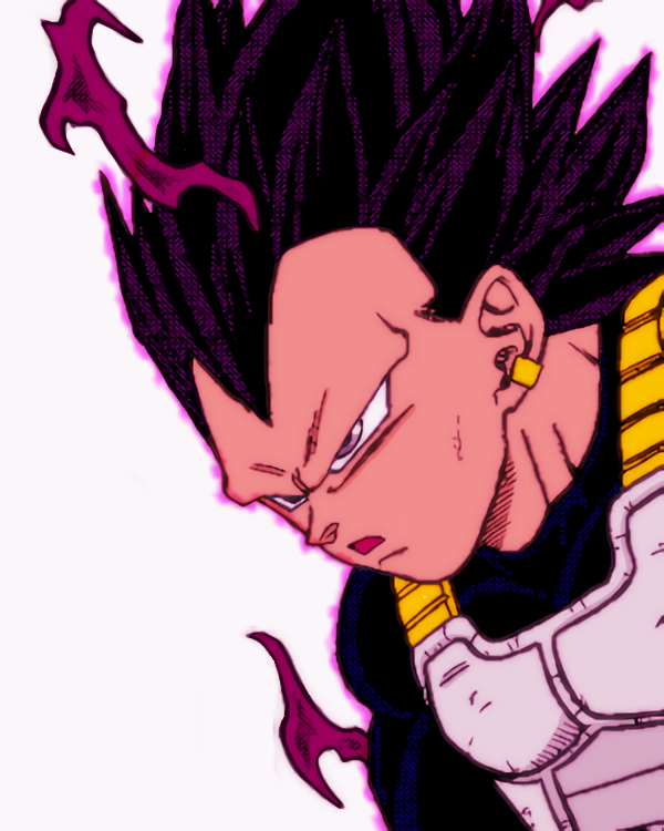 JiroHolly's tweet image. My interpretation of Vegeta's new form.