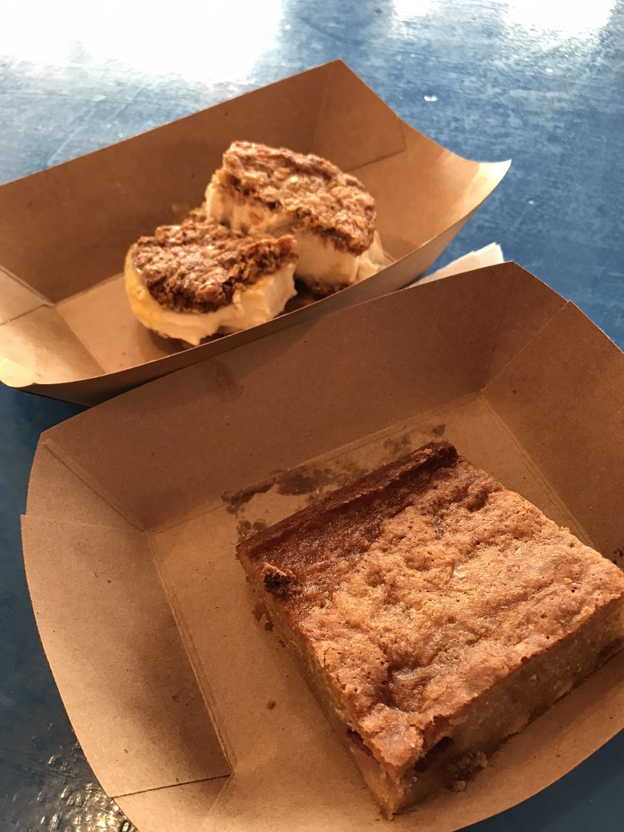 I’m not ashamed to admit it but this is Saturday lunch and oh my but that ice cream sandwich is unbelievably yummy <a href="/AlisKitchenCork/">Ali's Kitchen</a> as is the cake. All natural ingredients and there’s fruit so.......yes, it’s a healthy lunch 😊 #hqcork #purecork