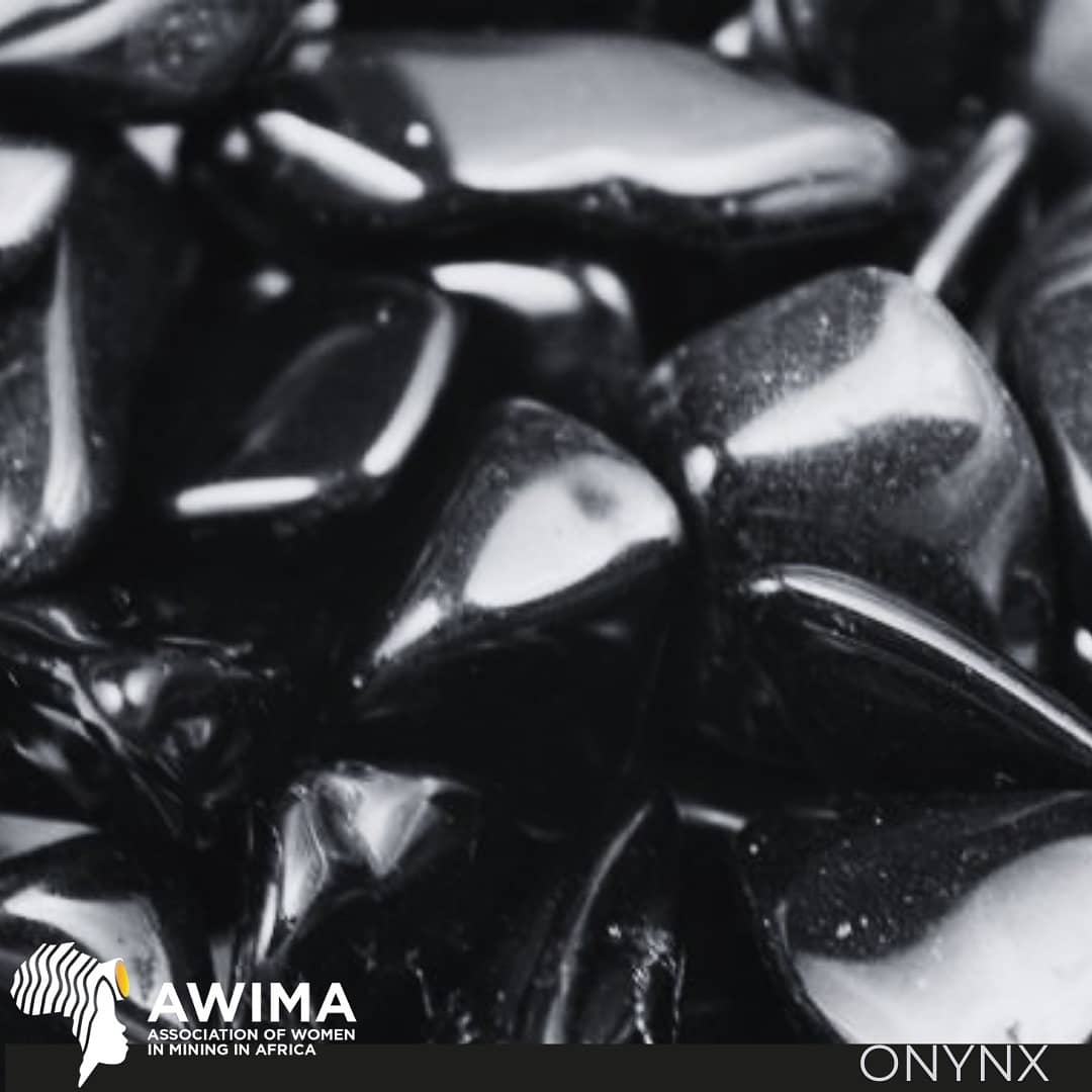 Onyx #Blackisstrong The Onyx for some cultures and beliefs represents “Strength”  and promotes steadfastness and stamina. We salute female miners with the same energy and love that this stone represents. The onyx stone on #LadyAYA was mined and sourced by Kenyan women.