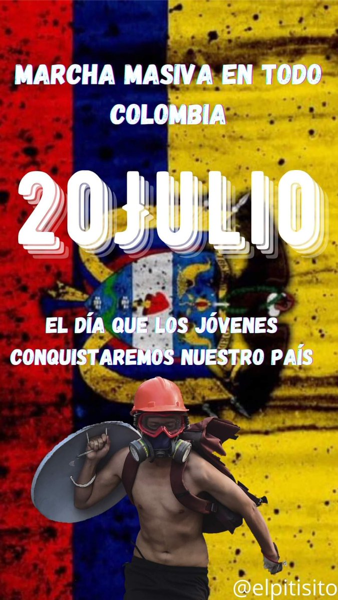JNeiraN's tweet photo. #ParoNacional20Jul Todos a la calle guardando todas las medidas de seguridad para evitar el #COVIDー19 #SOSColombiaDDHH #ParoNacional17Jul #UribeParacoHpta #CubaSinBloqueo https://t.co/As4uCIrnX4