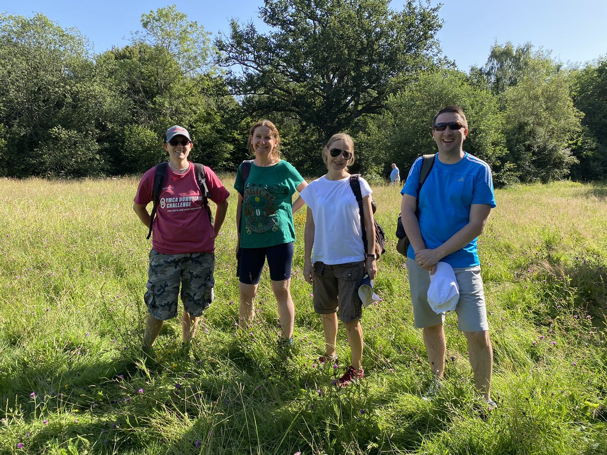 SusiVervatePlus's tweet photo. The lovely @WestAndBerry team at the start of the walk just now @YMCADLG #ymcadownslinkchallenge Good luck guys! https://t.co/QakYgqa1OW