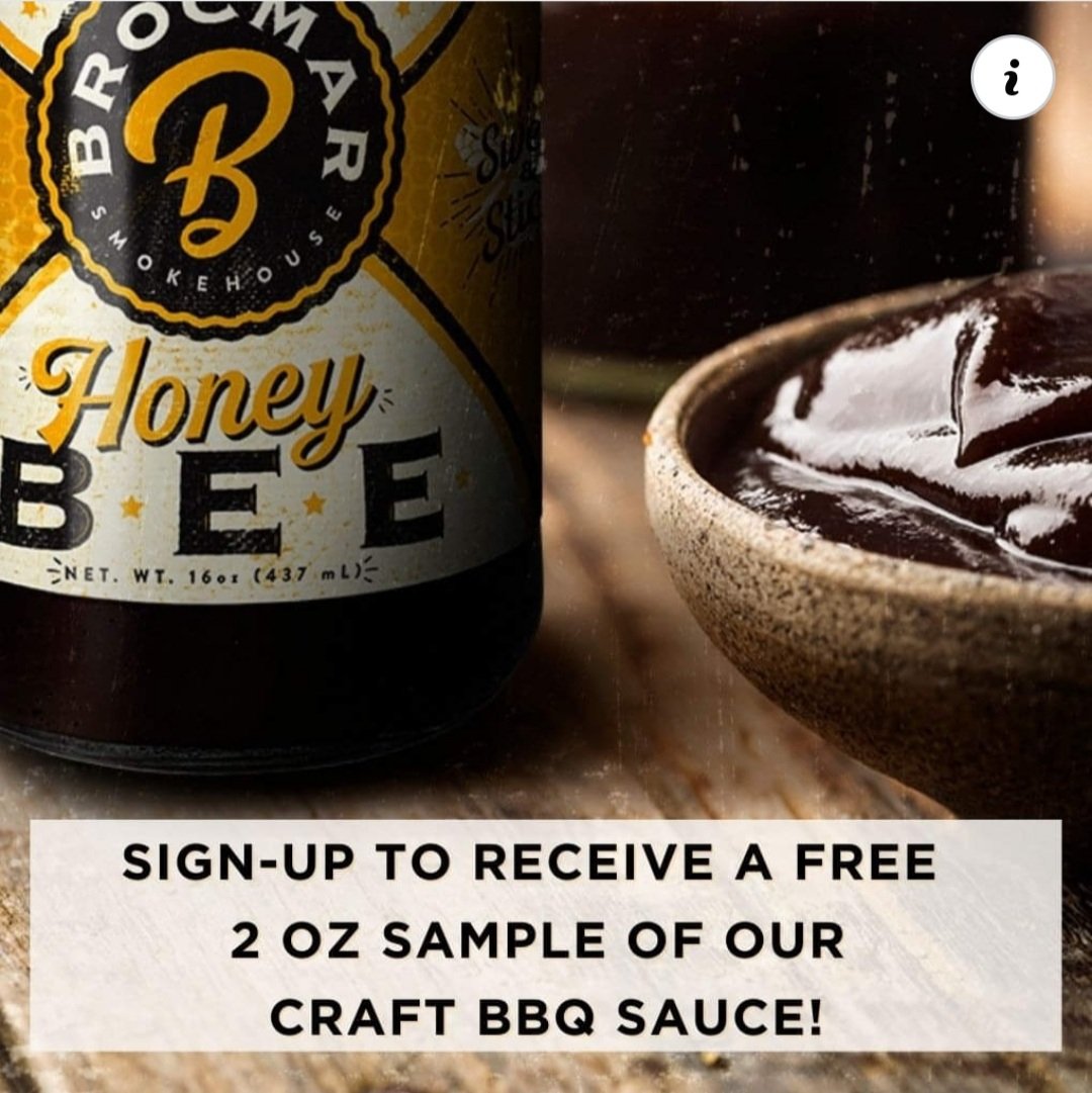 TristahxFreebie's tweet image. Sign Up with Brocmar BBQ and get a Free 2oz Sample of their Craft BBQ Sauce!
Note: It may say the Apt # Field is required, I just put a 0 (zero) as I live in a house 😊brocmarbbq.com

#canadianfreebies #freestuffcanada #freesamplescanada #canadianfreesamples