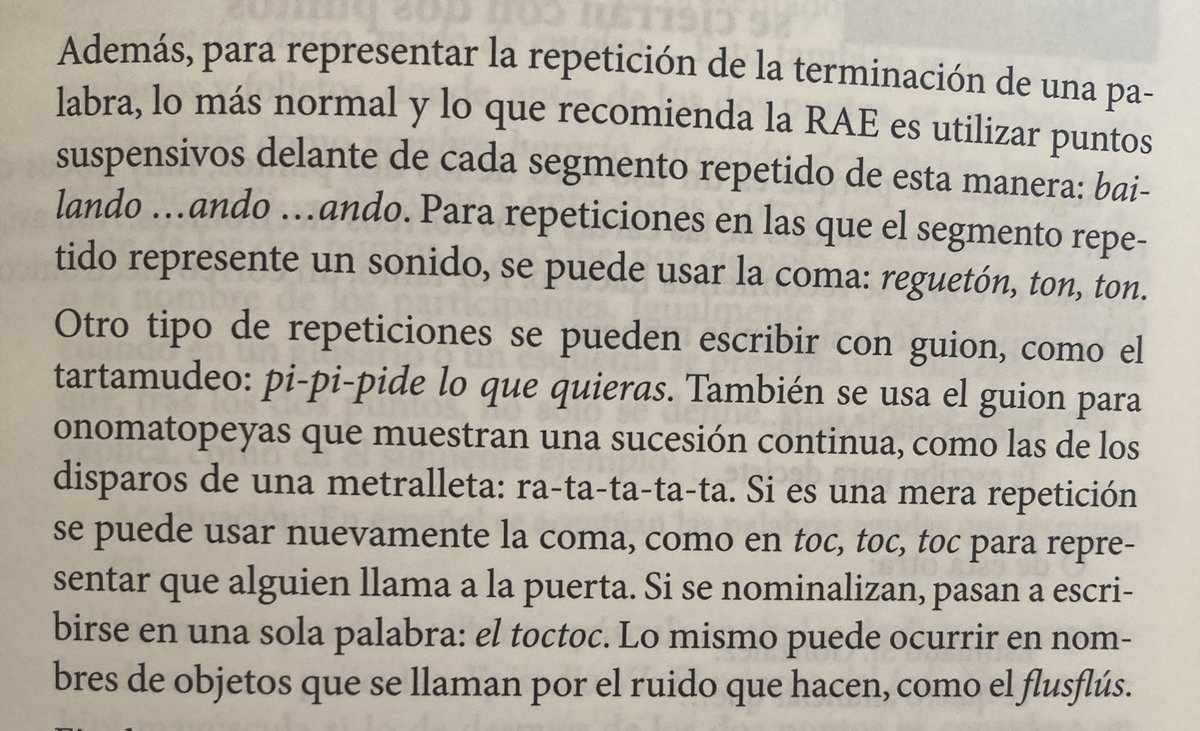 Escribiendo repeticiones: