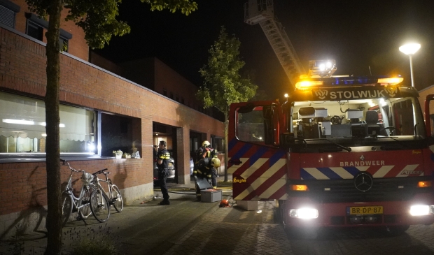 Brandweer Stolwijk rukt uit voor brandende powerbank
