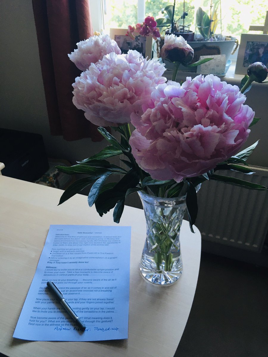 Just getting ready for ⁦<a href="/trentvineyard/">Trent Vineyard</a>⁩ bi-monthly meditation group on Zoom. Time to ‘Come apart and rest awhile’ #stillness #meditation #lectiodivina