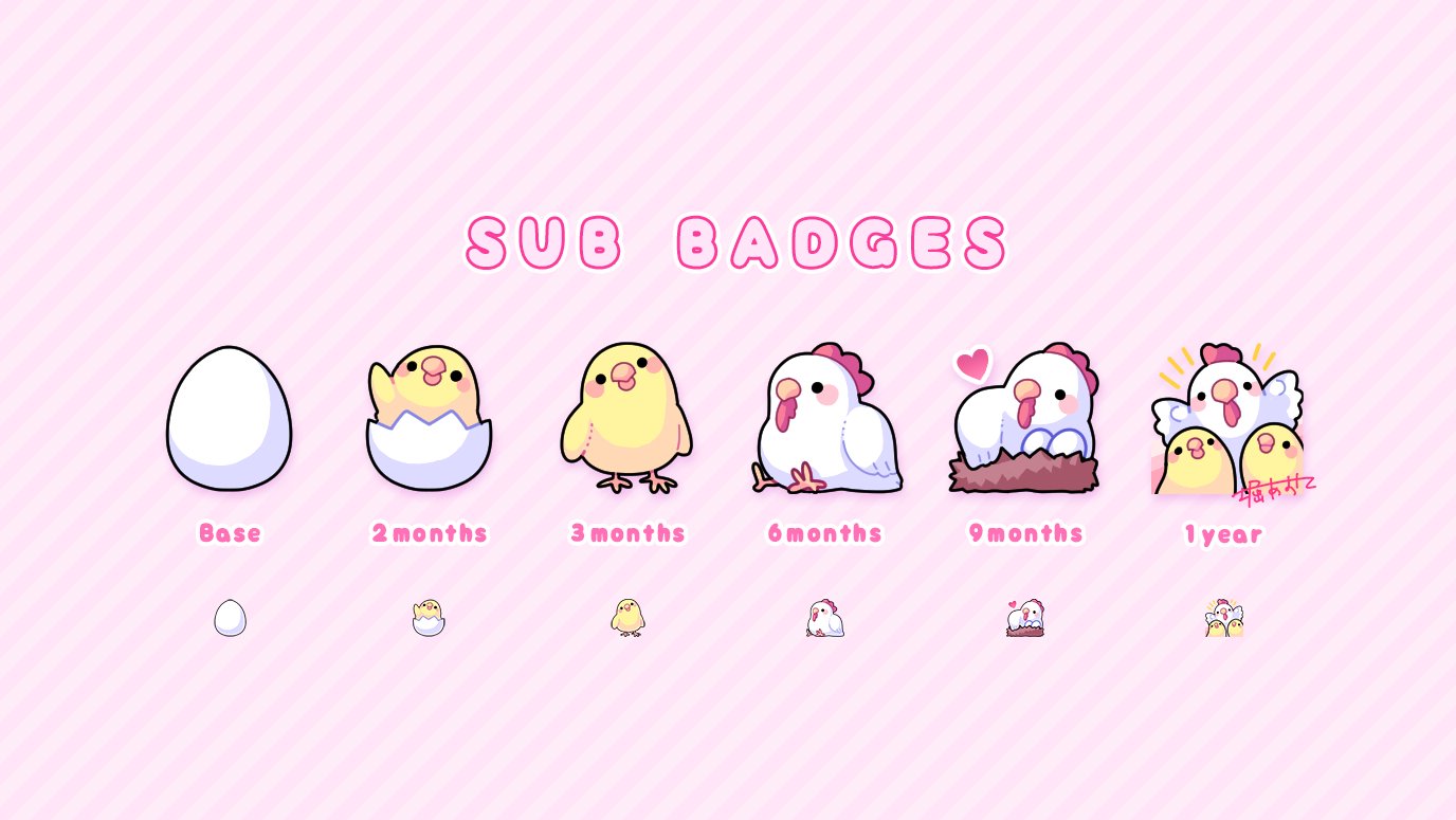 はるる 堀あおこ様 A0k0 に依頼をしてtwitchのサブスクスタンプをリニューアルしていただきました 新たに追加された可愛いスタンプもあるので 使っていただけると嬉しいです また 堀あおこ様にはサブスクバッジも描いていただいております