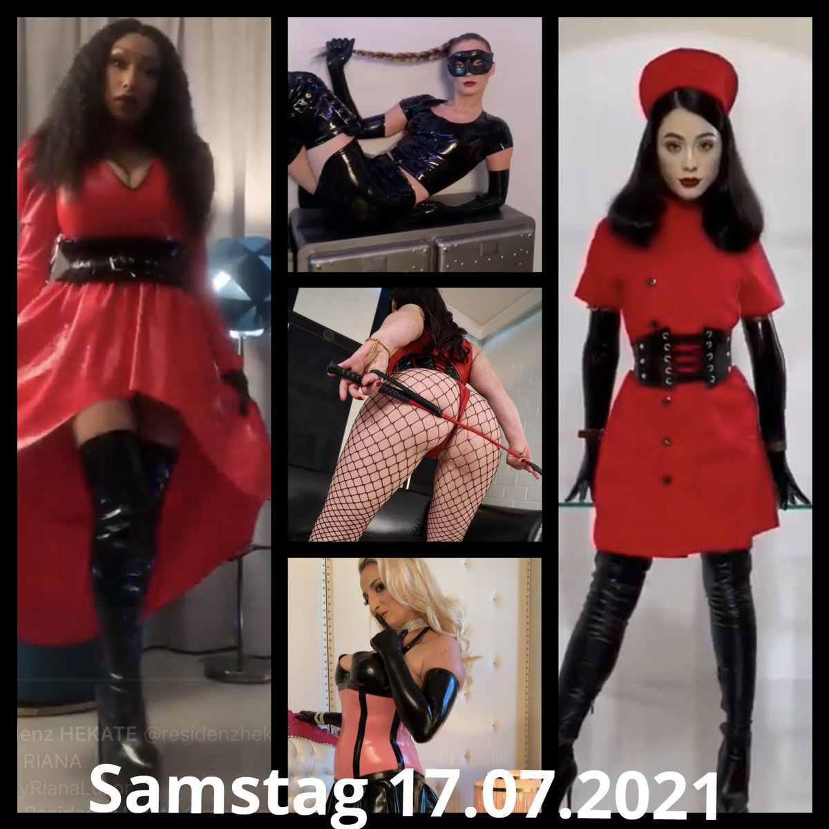 Power SAMSTAG mit 5 folgenden Ladies:
Lady Saphira Lolita <a href="/saphira_lolita/">🔞saphira_lolita</a> 
Lady Nina <a href="/NinaHekate/">LadyNinaHekate</a> 
Lady Lara <a href="/LadyLaraAngel1/">Lady Lara Angel</a> 
Lady Riana <a href="/LadyRianaLuxor/">Domina Riana Luxor</a> 
Lady Lilith <a href="/Lilith_hekate/">Lady Lilith La Erotica 🔥🔞</a> 
Terminanfragen auf dem Studiotelefon:
07211830500
Mail an:
Hekate@residenz-hekate.de
Wir freuen uns