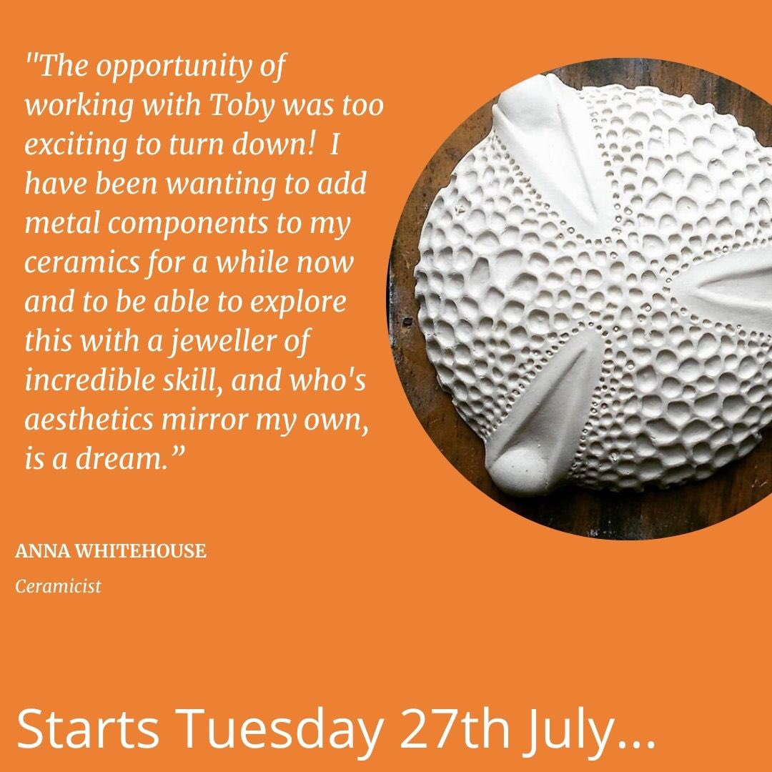 COMING SOON;an exciting collaborative showcase by contemporary ceramicist <a href="/annaceramics/">Anna Whitehouse</a> &amp; jeweller <a href="/TobyJewellery/">Toby Cotterill</a> The 2 makers met in the gallery earlier this Summer to swap a series of their objects to combine with their own work and since then have been working secretly on them