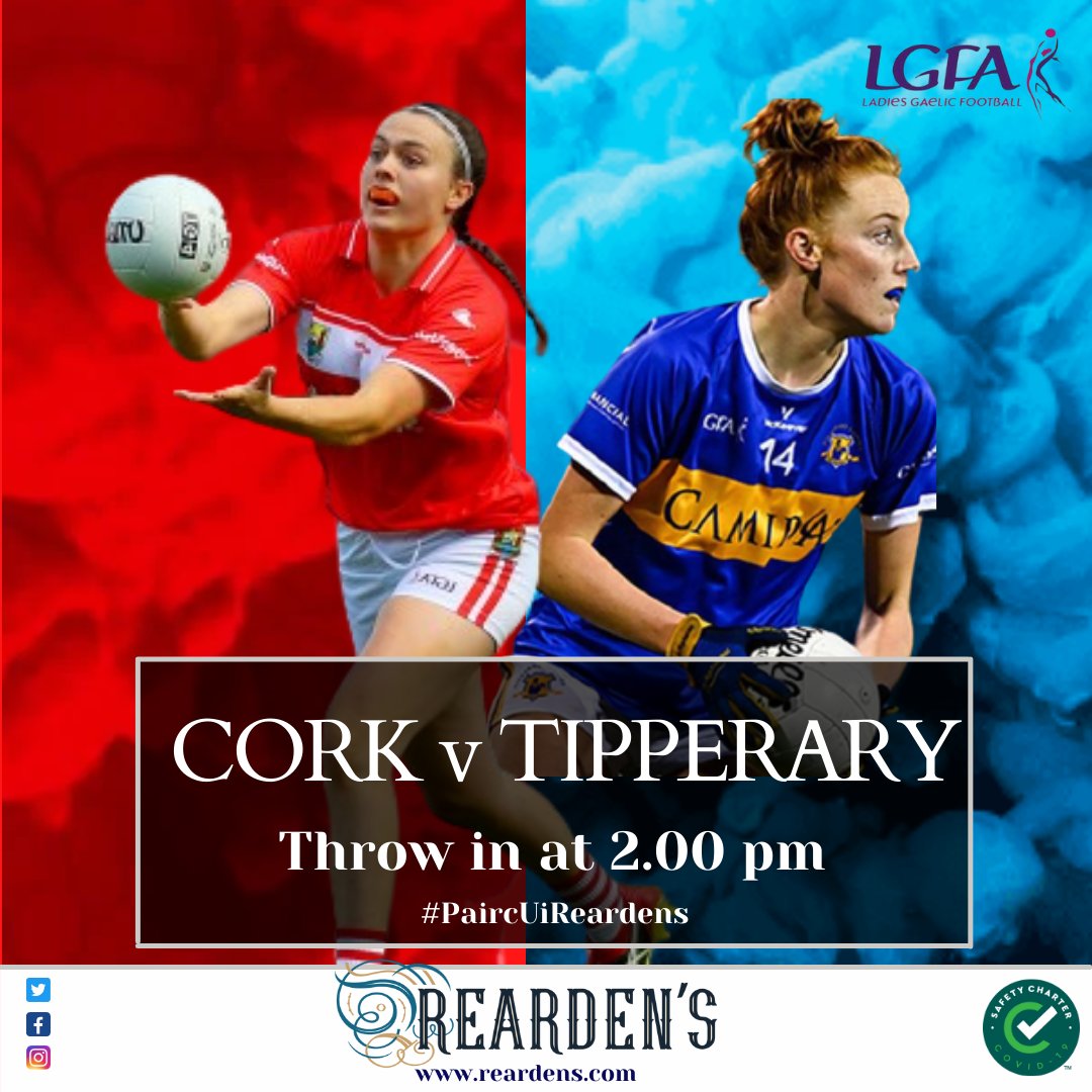 Good Luck to our Ladies Footballers who take on Tipp Today at 2.00 pm 🏐

#PaircUiReardens 
#LGFA #RebelettesAbú