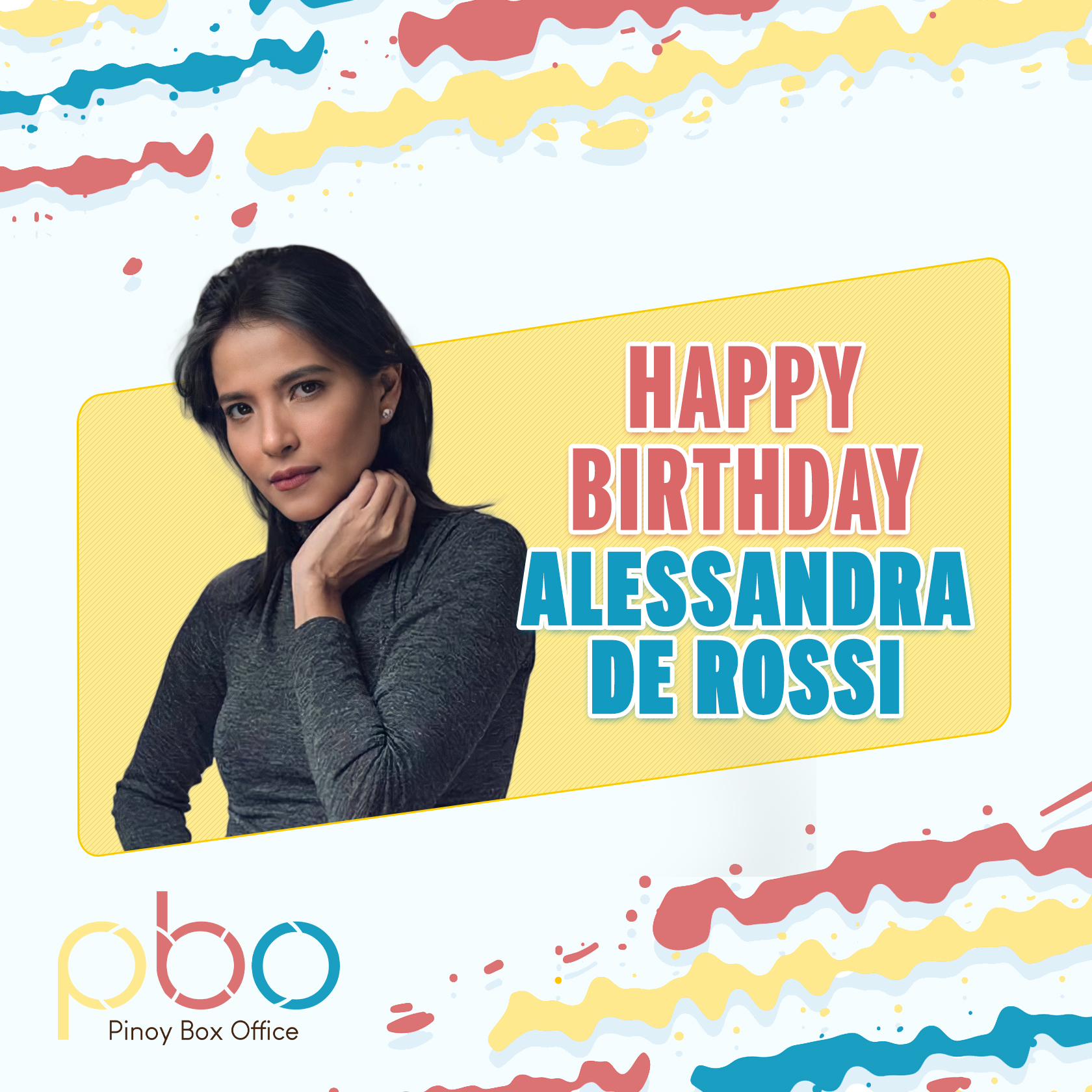 Happy birthday, Alessandra De Rossi! Continue shining like a star! Have lots of fun on your special day! 