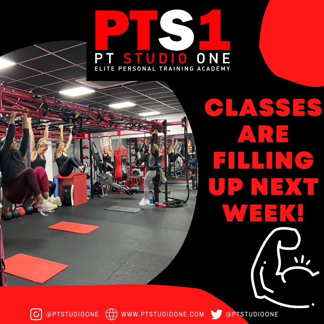 PTStudioOne's tweet image. Don't miss out, book your classes now!
#gym #fitness #workout #fit #motivation #bodybuilding #fitnessmotivation #training #gymlife #gymmotivation #lifestyle #fitfam #health #muscle #love #sport #healthy #instagood #personaltrainer #crossfit #fitnessmodel #exercise
