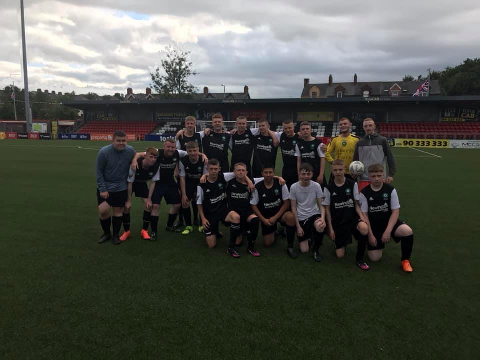 Great occasion . Massive shout out to Midland Boxing club for a great Fun occasion with Limestone united Juniors. Thank you to Carl Frampton and Paddy Barnes  , absolute legends. Thank you to all our Young people 👋