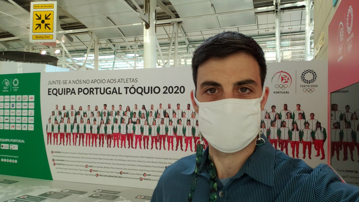 RealGabeMarques's tweet photo. Joining the @Tokyo2020 #olympics send-off for @COPortugal. Best of luck to team #Portugal &amp; all the athletes competing! 🇵🇹🥇 #letsgoportugal #equipaportugal #Tokyo2020 #TokyoOlympics https://t.co/qeJ6hZsBOy