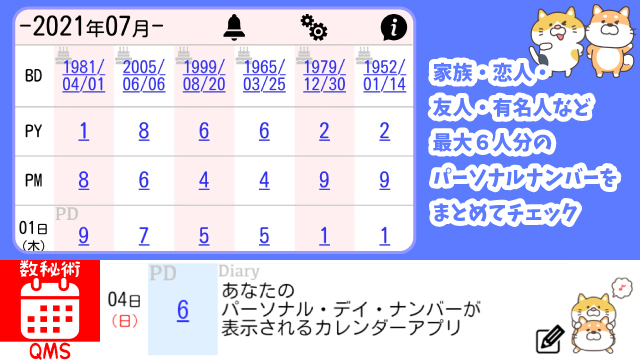 Qmsapp 数秘術カレンダー Ios T Co V01eo5ezgk Android T Co Dlu1ezizka 数秘 数秘術 数秘鑑定 占い パーソナルデイナンバー T Co J5ypjyfwcb Twitter