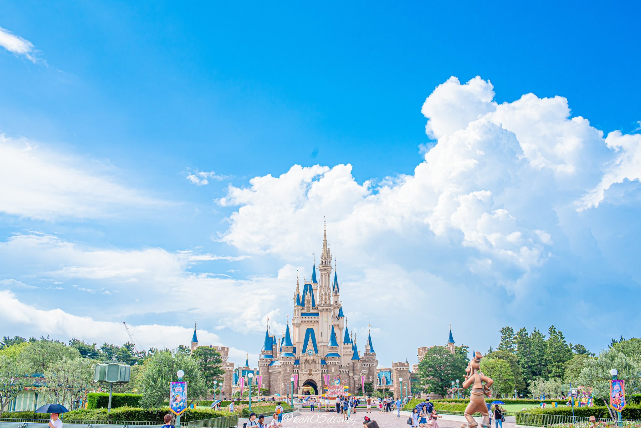 梅雨が明けて ディズニーリゾートも夏の空 T Co Ehjqfpkj0m Twitter