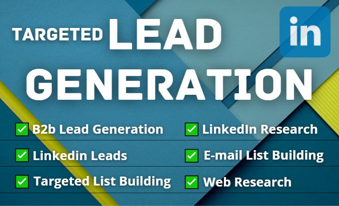 I'm here to help you generate your desired customers leads and Achieving client satisfaction is my main goal. So I'm able to provide 100% verified accurate leads for your industry. So hire me to start your lead generation project without any Confusion.
fiverr.com/share/X79xwZ