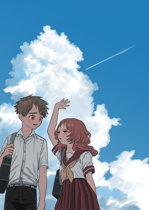 「飛行機雲 ショートヘア」のTwitter画像/イラスト(人気順)