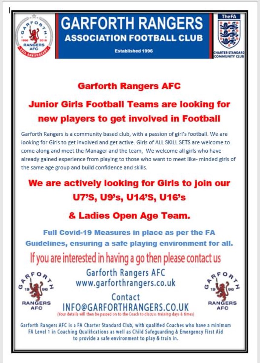 AfcGarforth's tweet image. #garforth #community #grassrootsfootball #girlsfootball #GetInvolved #getintouch