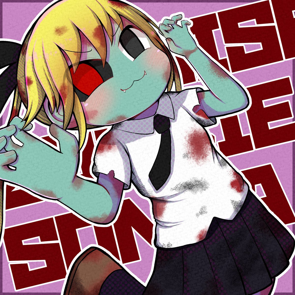 偽ゾンビソーニャ。詰め込んだ。 #キルミーベイベー