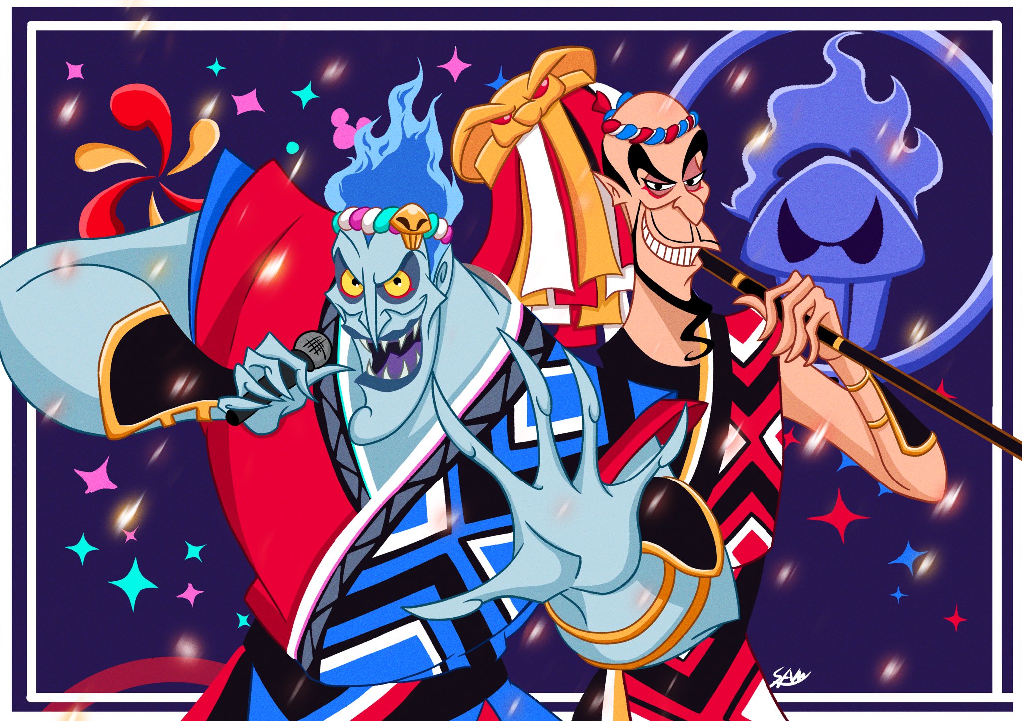 تويتر على تويتر 今宵はヴィランズの 爽涼鼓舞 鼓舞 ディズニー ディズニーイラスト ハデス ジャファー イラスト好きな人と繋がりたい 絵描きさんと繫がりたい T Co Zkwgsbiesl