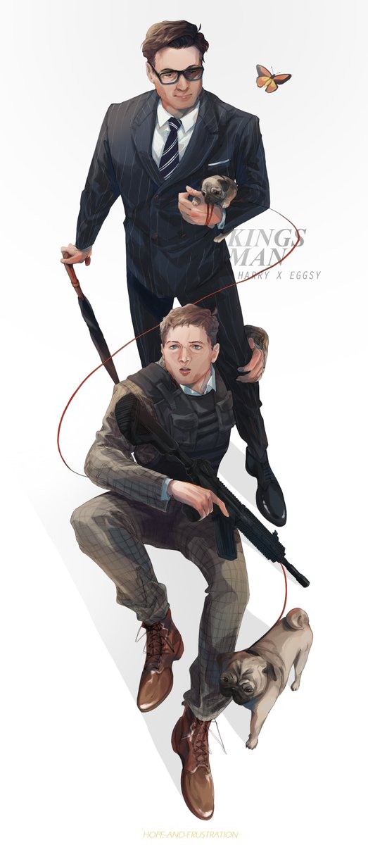 HOPEFRUSTRATION's tweet photo. #kingsman #hartwin #harryhart #eggsyunwin #fanart https://t.co/9LjdQZnSee
