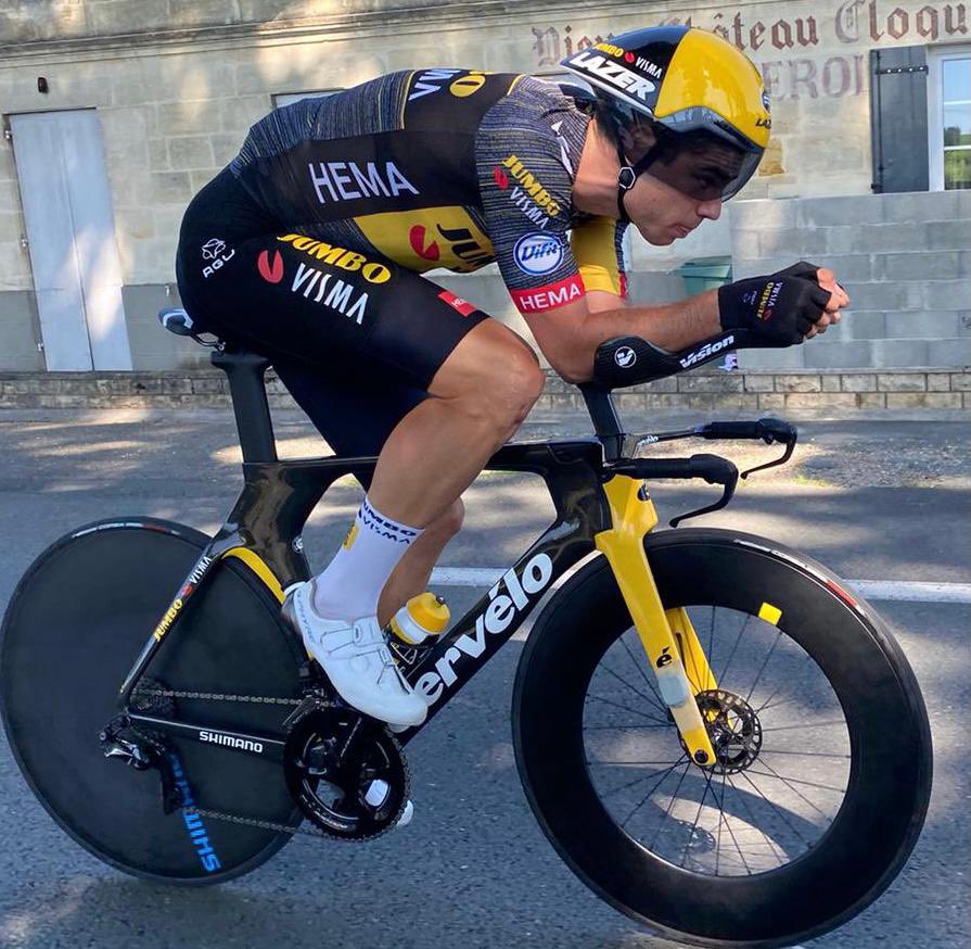 JUMBO VISMA 選手支給品 Sram Cervelo Cycling Team Jumbo Visma 🇫🇷 #TDF2021 TT Recon🗺