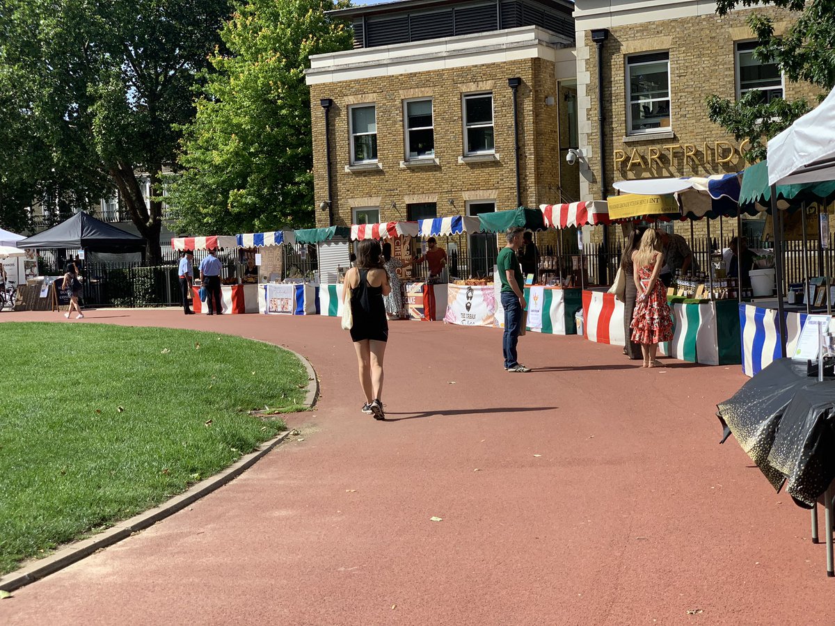 Good morning. The sun is out so kick start your weekend by visiting our Fine Food Market which is open until 4pm.