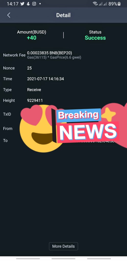 Woww i won the giveaway challenge by @cryptorogerz !! Check it out guys, its legit!!
#GiveawayAlert #Crypto #competition #money #rogerzlegit