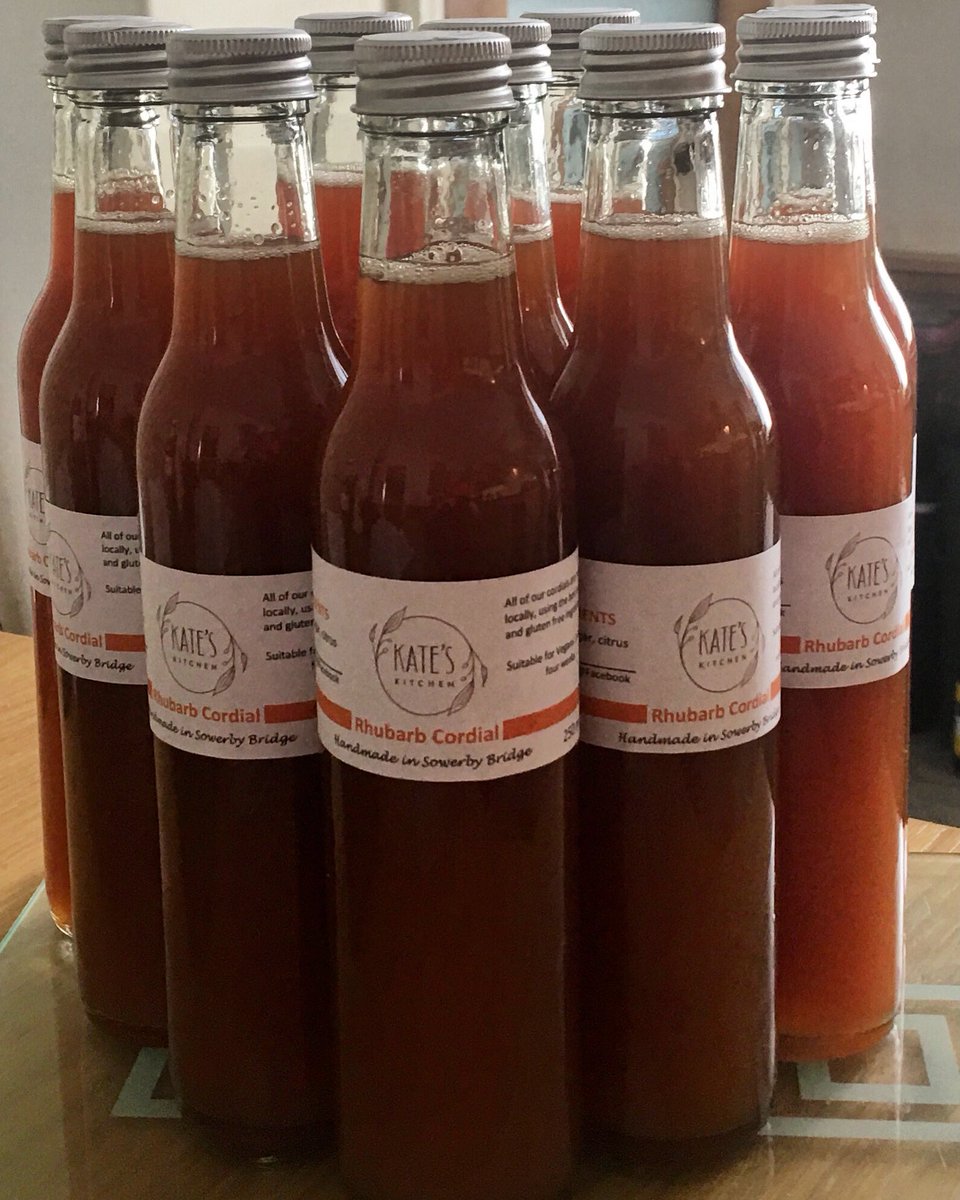 KatesKitchen7's tweet photo. Perfect for summer drinks. Rhubarb Cordial. Available now from Cork and Rind in Sowerby Bridge 😋#allnaturalingredients #shopindependent #totallylocally https://t.co/qirzCcvhsG