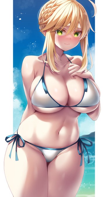 水着アルトリア
#FGO #FateGO 