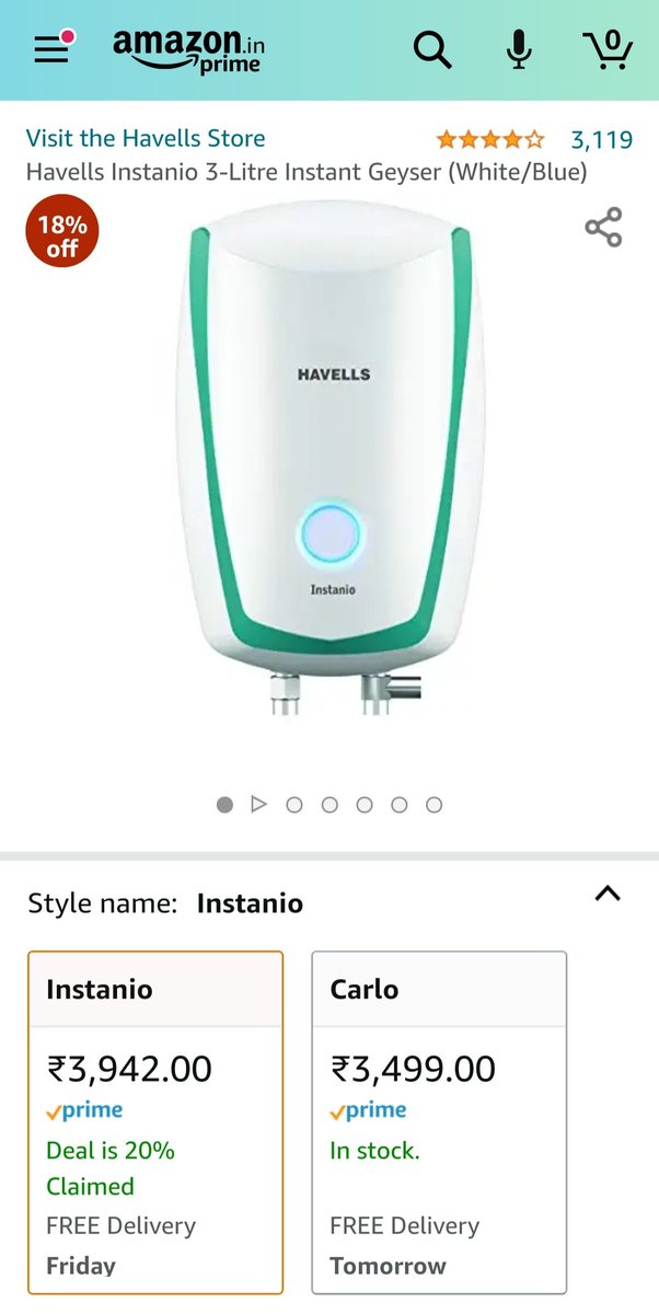 lets_getserious's tweet photo. @amazonIN
In Lightning deal you are selling the product 500 bucks more expensive than the regular price!
Isn't this fair pricing #Sarcasm #onlineshopping #ScamAlert https://t.co/S5TFlXtwyg