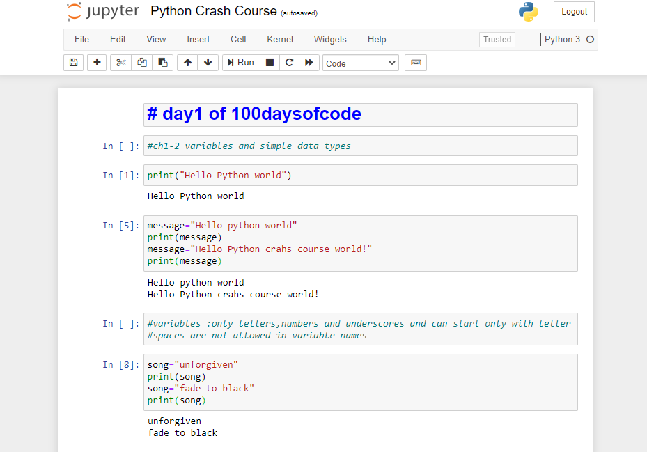 pythonbazi's tweet image. after struggling learning #python for a long time ,I've decided to give it a try with #100DaysOfCode and #pythoncrashcourse by @ehmatthes